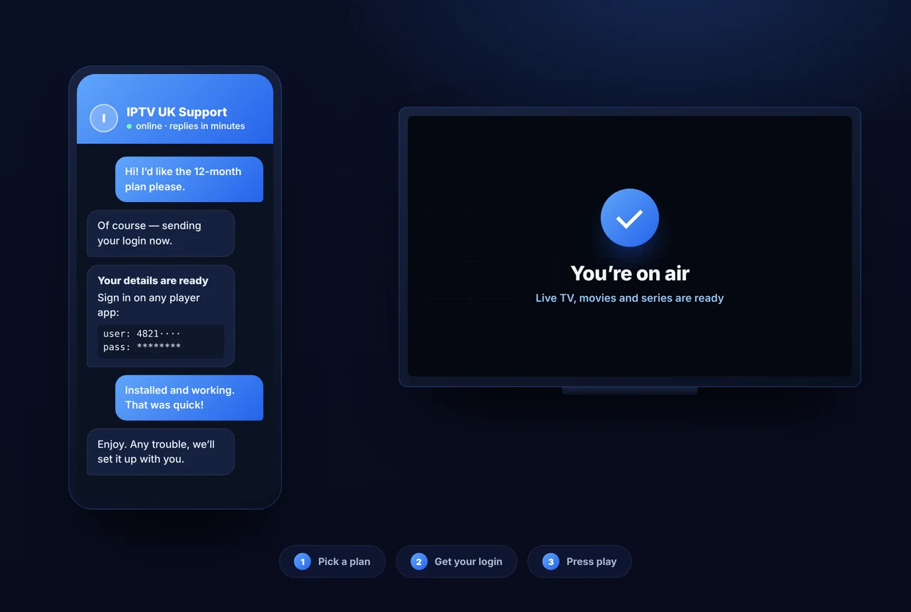 Setting up IPTV UK in under five minutes